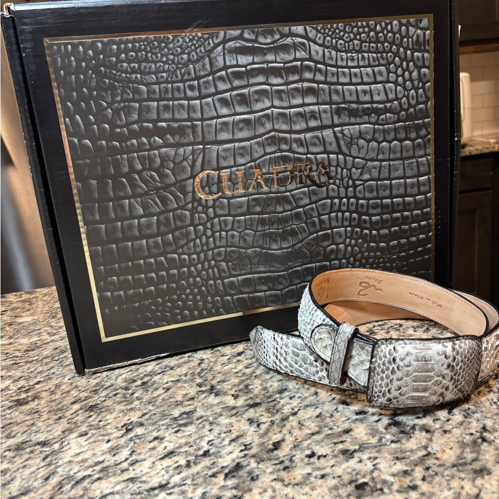 Cuadra Men’s Python Boots Square toe Size 10 EE b… - image 3